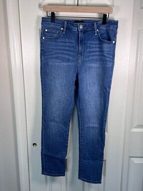 Quince Stretch High Rise Skinny Jeans Seaside Blue Size 30
